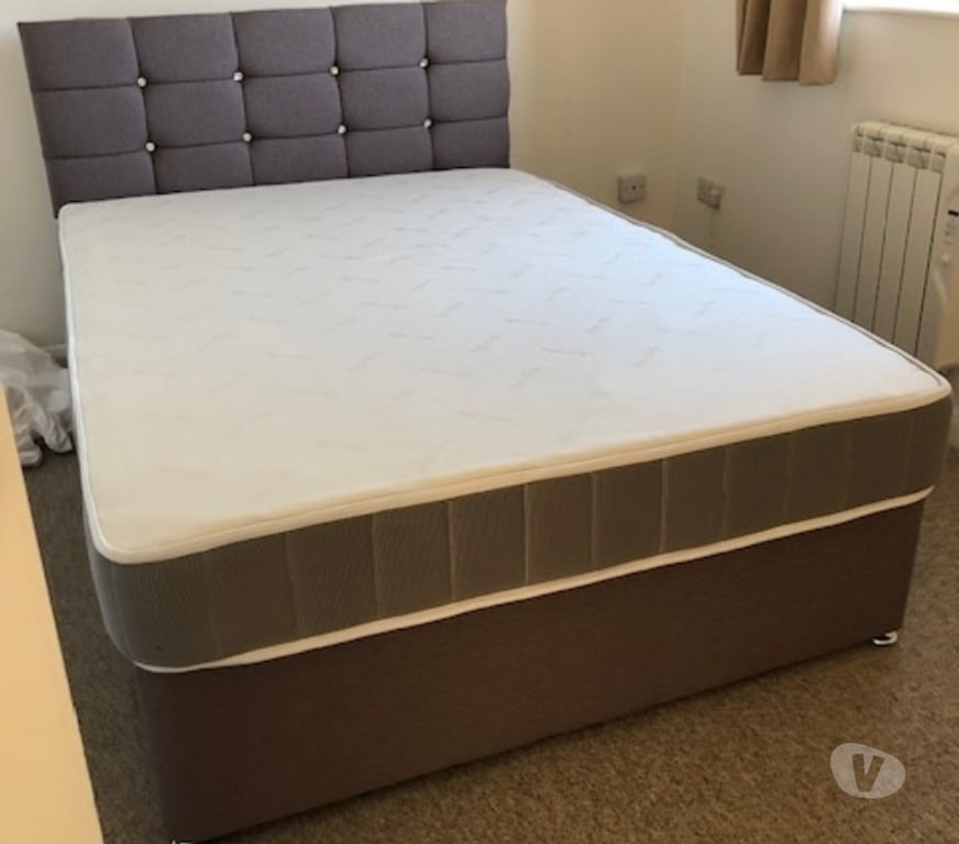 Furniture Bedfordshire Central Bedfordshire - Photos for Brand new Double Bed,with Mattress