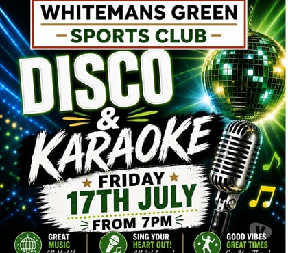 Gigs & Show Listings Cuckfield Mid Sussex - Photos for Karaoke and Disco