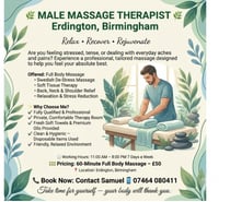 Photos for Male massage therapist