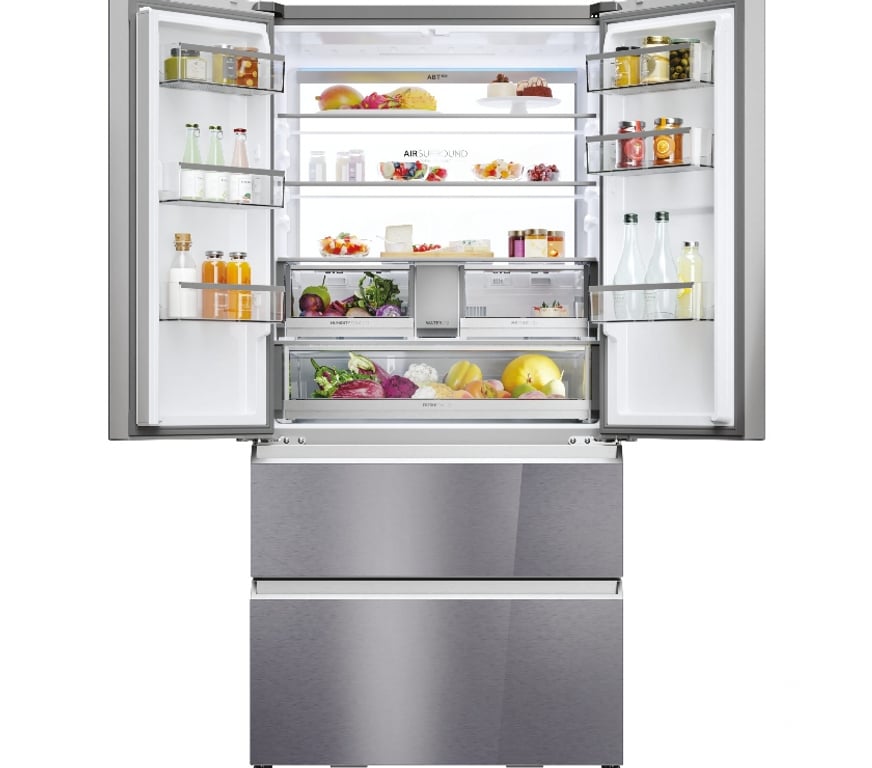 household goods Wiltshire Swindon - Photos for Haier American Fridge Freezer Total Frost Free HFR79F19EFGK