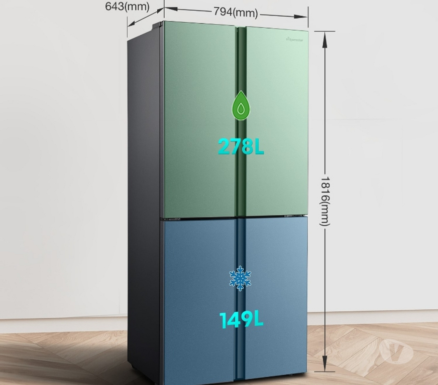 household goods Wiltshire Swindon - Photos for FridgeMaster American Fridge Freezer Non Plumbed MQ79394ES