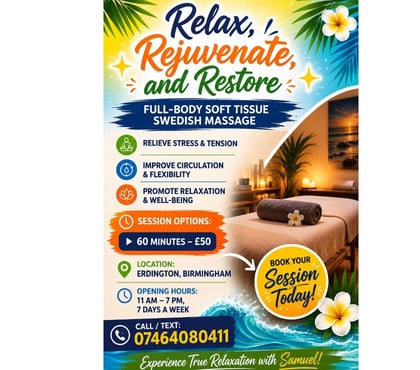 Full body massage Stockland Green Birmingham - Photos for Male massage therapist