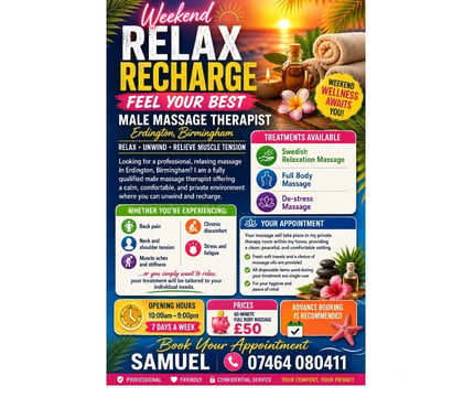 Massage Stockland Green Birmingham - Photos for Male massage therapist