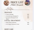 Mobile therapist outcall massage