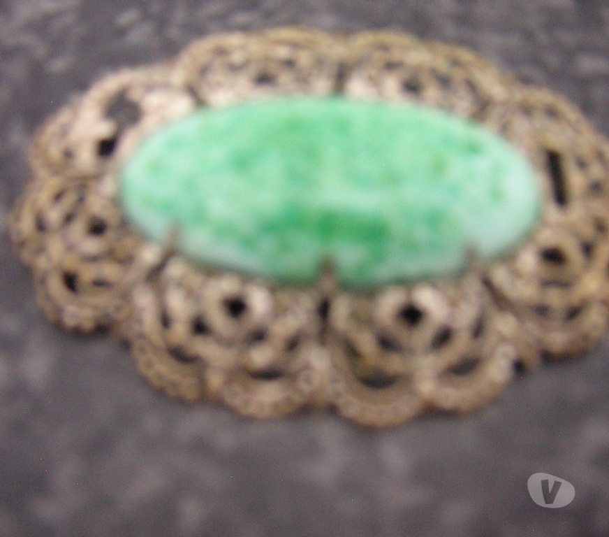 jewellery for sale Cornwall Par - Cornwall - Photos for Large Vintage Turquoise Brooch (size 7 x 5 cm)