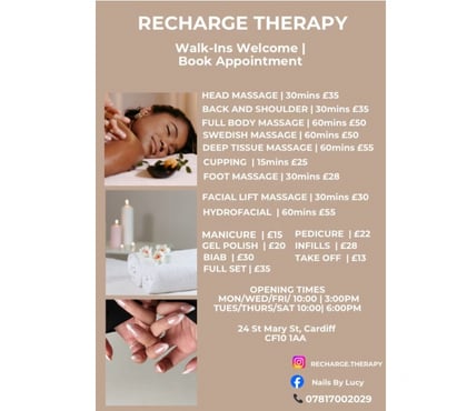 Professional massage Cardiff City Centre Cardiff - Photos for Recharge Therapy