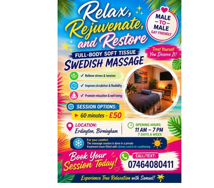 Professional massage Stockland Green Birmingham - Photos for Male massage therapist