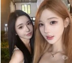 Korean Duo Girls 4 Hand Massage Kissing Full Body