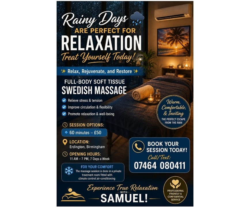 Full body massage West Midlands Birmingham - Photos for Male massage therapist
