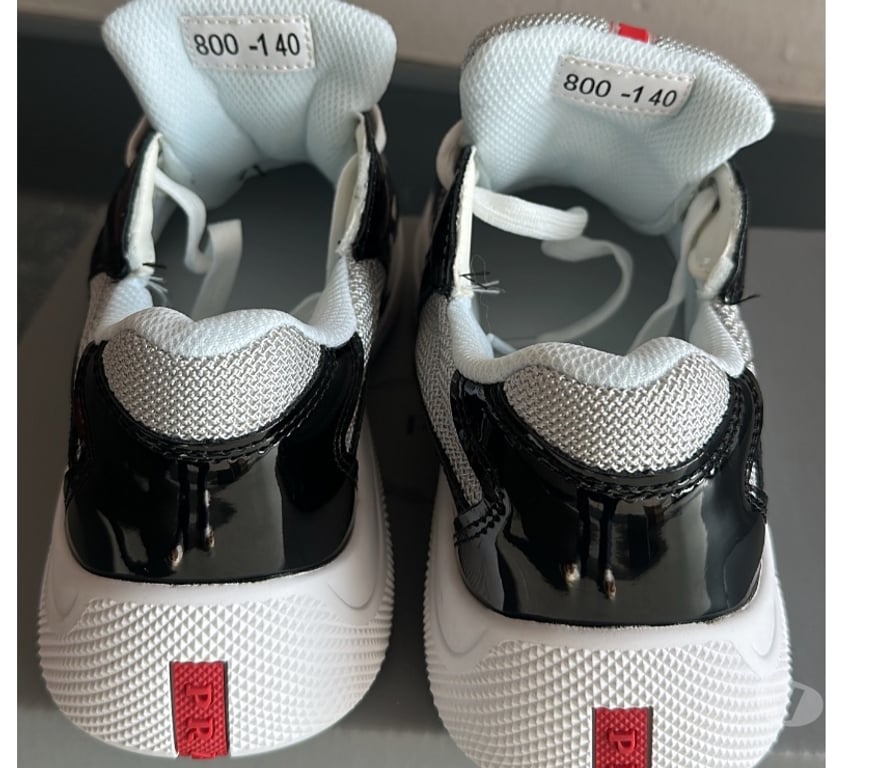 hand made dresses Greater Manchester Manchester - Photos for Prada America’s Cup Style Sneakers Black & White Brand N