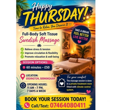 Full body massage Erdington Birmingham - Photos for Male massage therapist