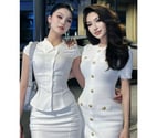 sweet asain duo beauty warm smile