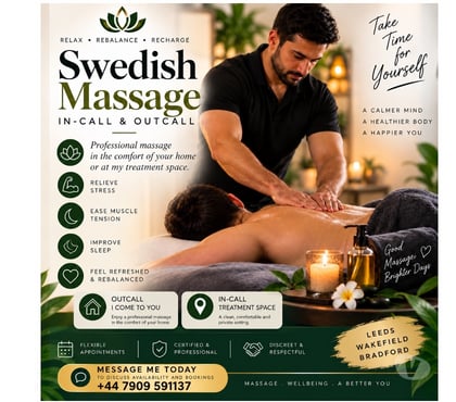 Full body massage Leeds City Centre Leeds - Photos for Professional Swedish Massage