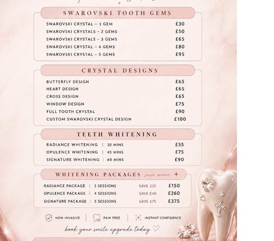 Health-Beauty West Midlands Birmingham - Photos for TEETH WHITENING + TOOTH GEMS | BIRMINGHAM | APPOINTMENTS