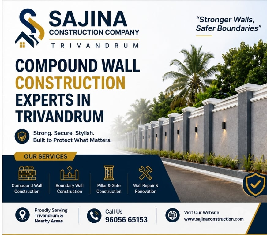 Other Services Cornwall Indian Queens - Cornwall - Photos for compound wall construction company trivandrum | snehamathil