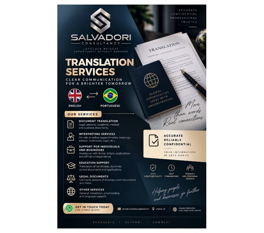 translation services South East London Sydenham - South East London - Photos for SALVADORI CONSULTANCY