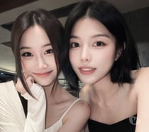 Photos for NEW Asian 4 Hand Massage Double Girls Kissing
