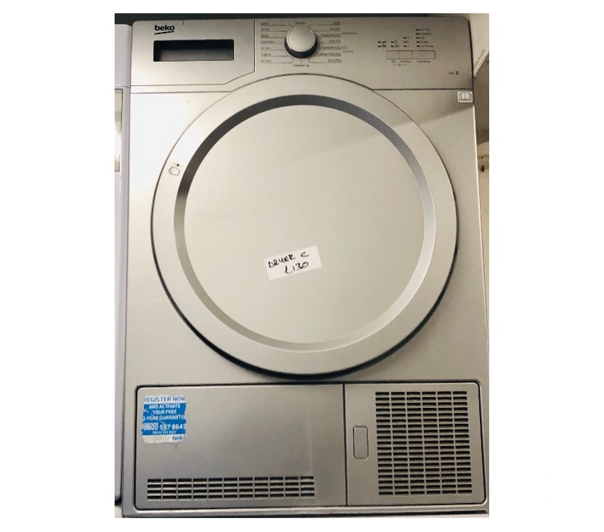 household goods Buckinghamshire Milton Keynes - Photos for Beko silver colour condenser Tumble Dryer 7 kg load