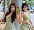 NEW Korean Duo Girls 4 Hand Massage Kissing