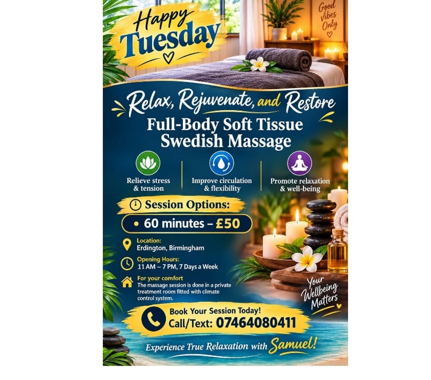 Full body massage West Midlands Birmingham - Photos for Male massage therapist