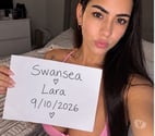 LARA FIRT TIME IN SWANSEA