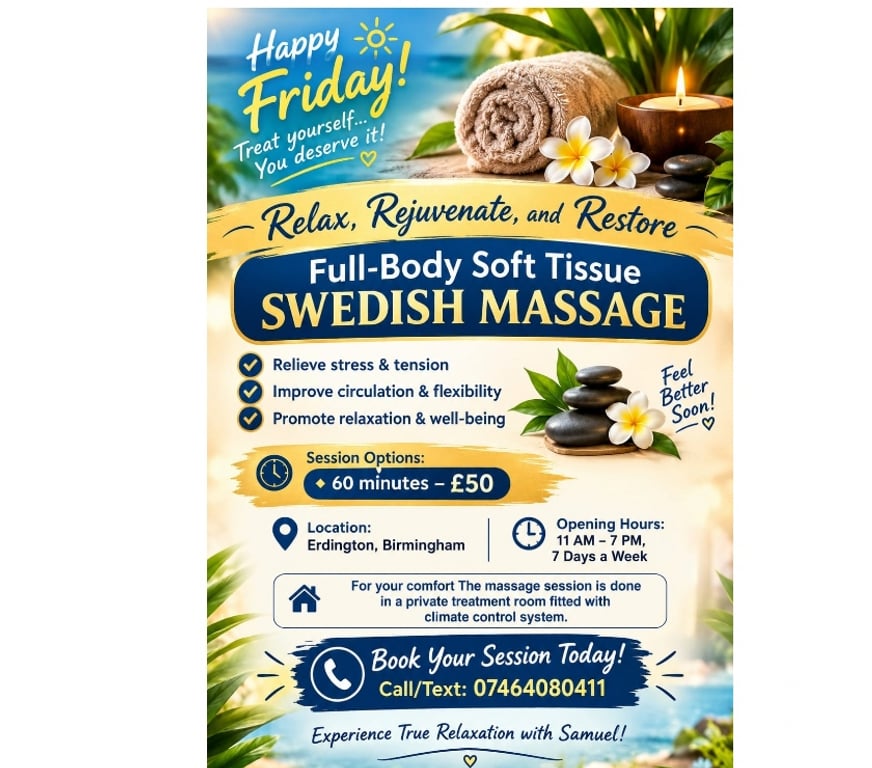 Full body massage West Midlands Birmingham - Photos for Male massage therapist