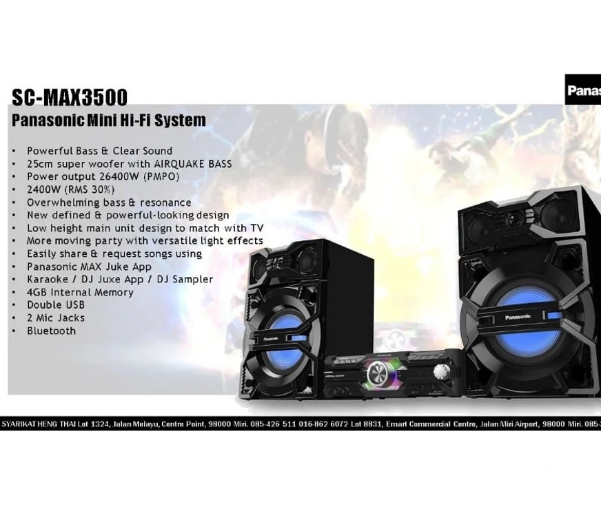 Camera, Audio & Video Staffordshire Stafford - Photos for Panasonic SC-Max3500 2400watts Immaculate Condition