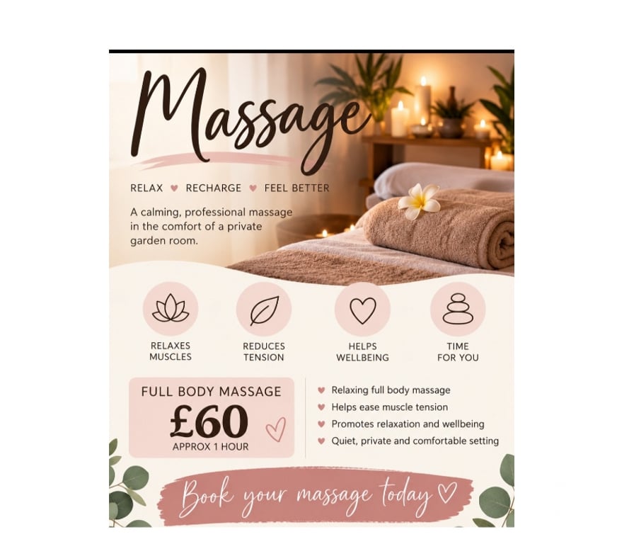Full body massage Greater Manchester Bolton - Photos for De-stress with me