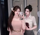 NEW Asian 4 Hand Massage Double Girls Kissing Full