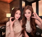 New Korean 4 Hand Massage Double Girls Kissing Full