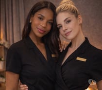 Ultimate Relax Massage with blonde and brunette⭐