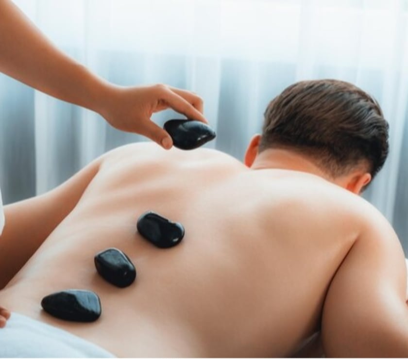 Male massage by male therapist