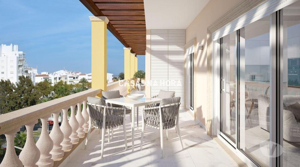 Apartamentos a venda Lagos - Fotos para Centro de Lagos - Novos T2 com amplos terraços e piscina