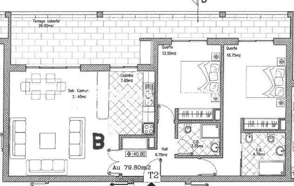 Apartamentos a venda Lagos - Fotos para Centro de Lagos - Novos T2 com amplos terraços e piscina