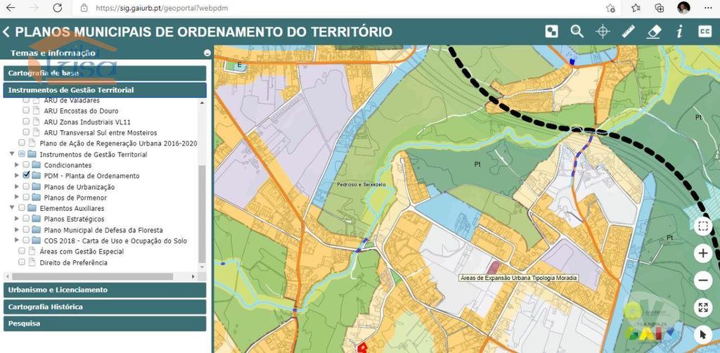 Terrenos Vila Nova de Gaia - Fotos para Terreno com 2.200 m2 para construção de uma moradia de 4 frentes