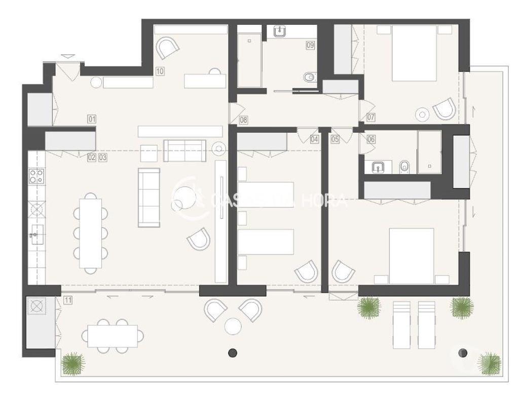 Apartamentos a venda Lagos - Fotos para T3 com amplas varandas e vistas mar em Lagos - Com garagem,