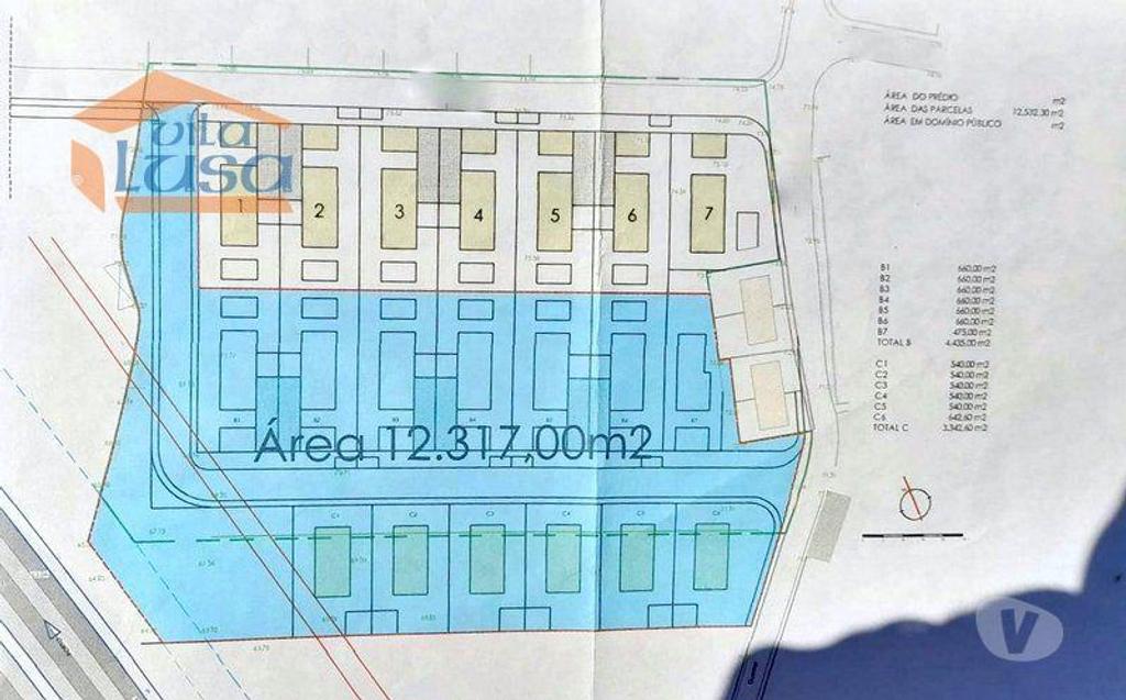 Terrenos Vila Nova de Gaia - Fotos para Terreno com 12.317 m2 no centro dos Carvalhos para a construção