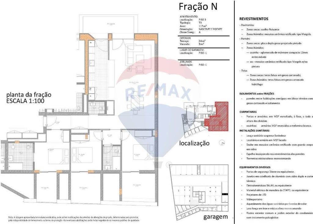 Apartamentos a venda Porto - Fotos para Porto-Apartamento T3 para venda (124851165-66)