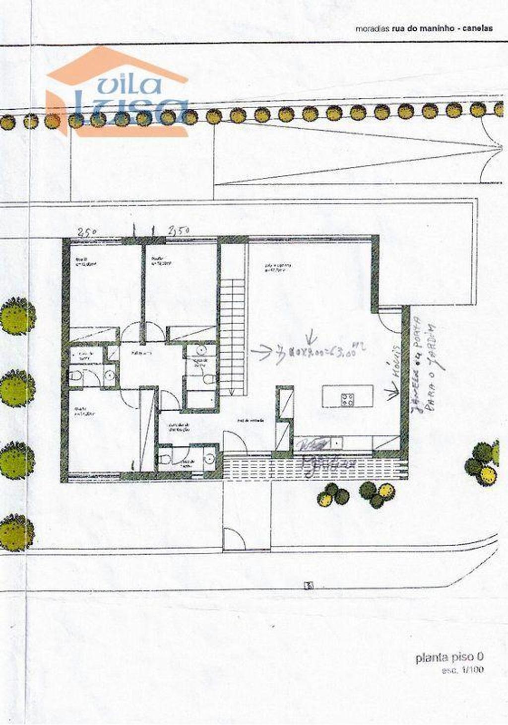 Apartamentos a venda Vila Nova de Gaia - Fotos para Vila-nova-de-gaia-Moradia Térrea de 4 Frentes Canelas (801221034)