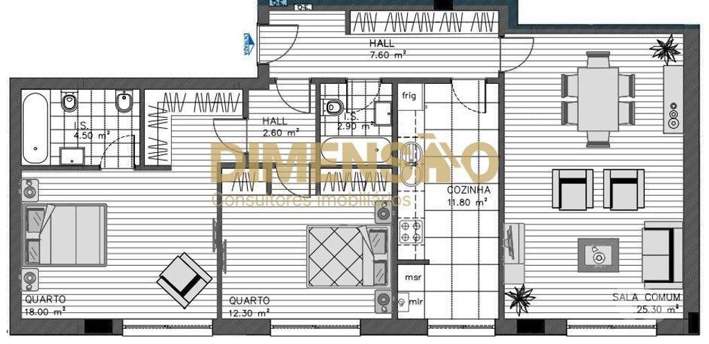 Apartamentos a venda Valongo - Fotos para T2 novo para venda ao centro de Ermesinde DCI074B (DCI074B)
