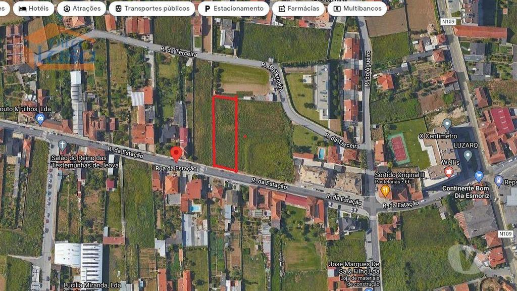 Terrenos Ovar - Fotos para Terreno com projeto aprovado p construção em altura em Esmoriz.
