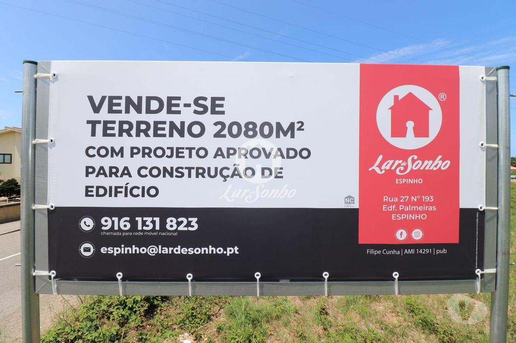 Terrenos Ovar - Fotos para Terreno com Projecto Aprovado para 8 Apartamentos (259-T-00148)