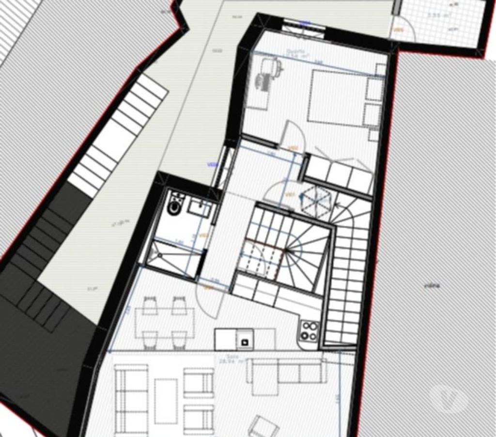 Apartamentos a venda Porto - Fotos para Edifício para reconstrução - 2 apartamentos T0 e T2