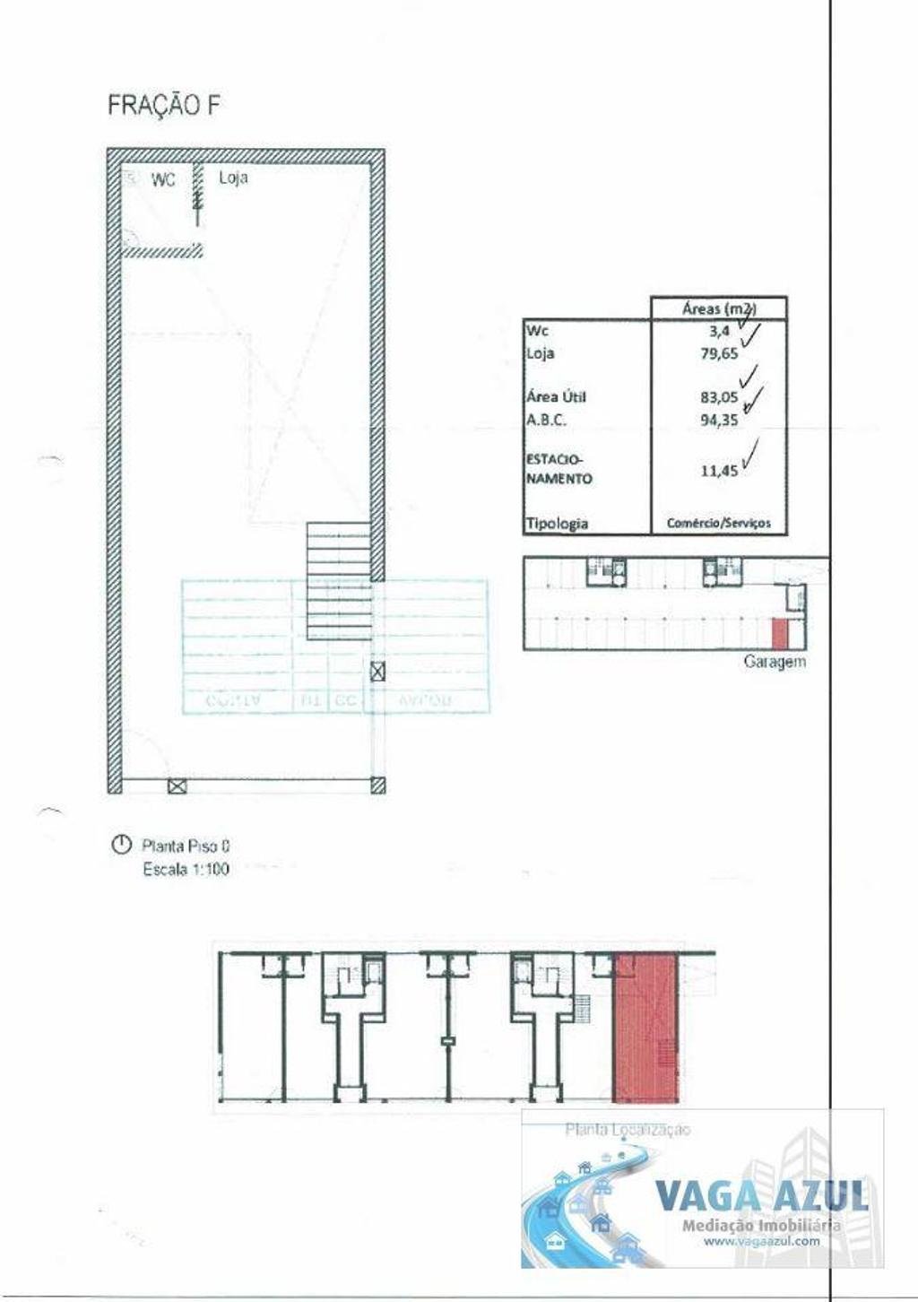 Comprar Loja Gondomar - Fotos para Loja NOVA com 94,35 m2 e Lugar de Garagem ao Pingo Doce de S....