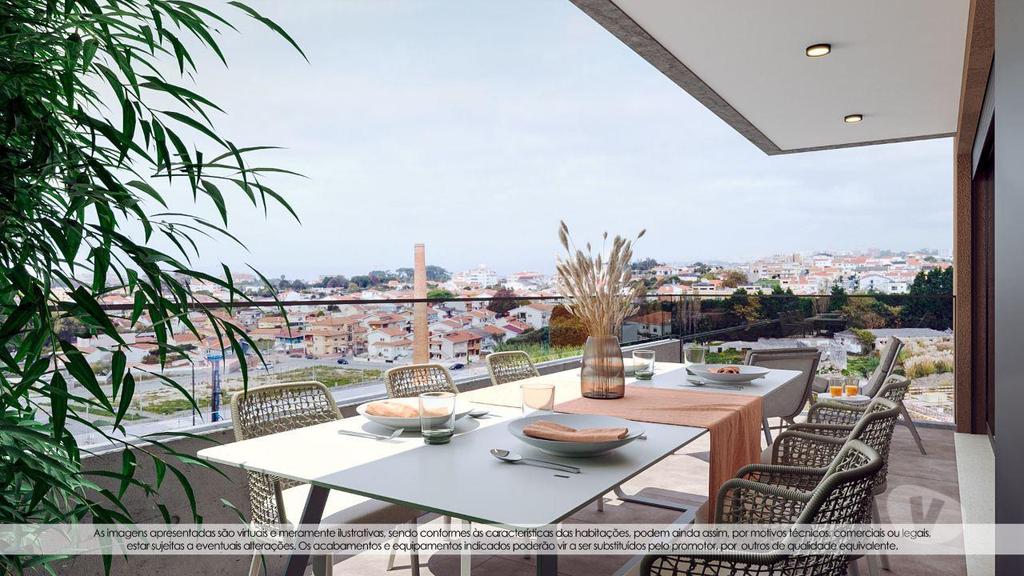 Apartamentos a venda Vila Nova de Gaia - Fotos para T3 com varanda e lugar de garagem no Lavadores Terrace (AR 03726)