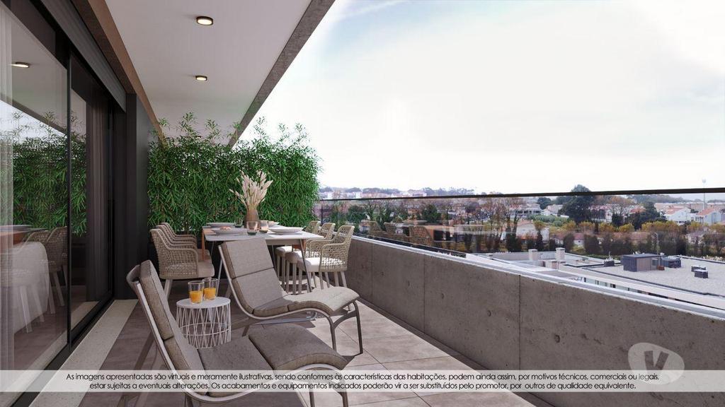 Apartamentos a venda Vila Nova de Gaia - Fotos para T3 com varanda e lugar de garagem no Lavadores Terrace (AR 03726)