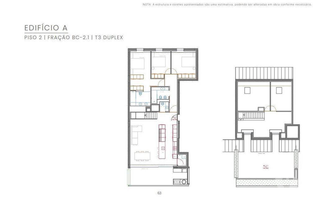 Apartamentos a venda Esposende - Fotos para T3 Dúplex no empreendimento Rialto praia da Ramalha, Esposende