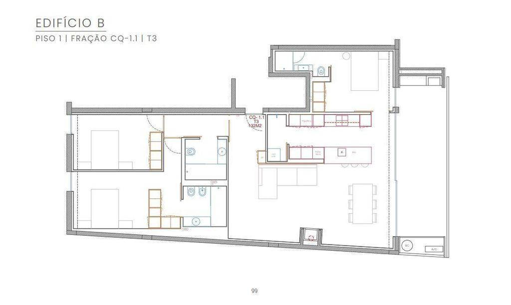 Apartamentos a venda Esposende - Fotos para T3 no empreendimento Rialto praia da Ramalha, Esposende