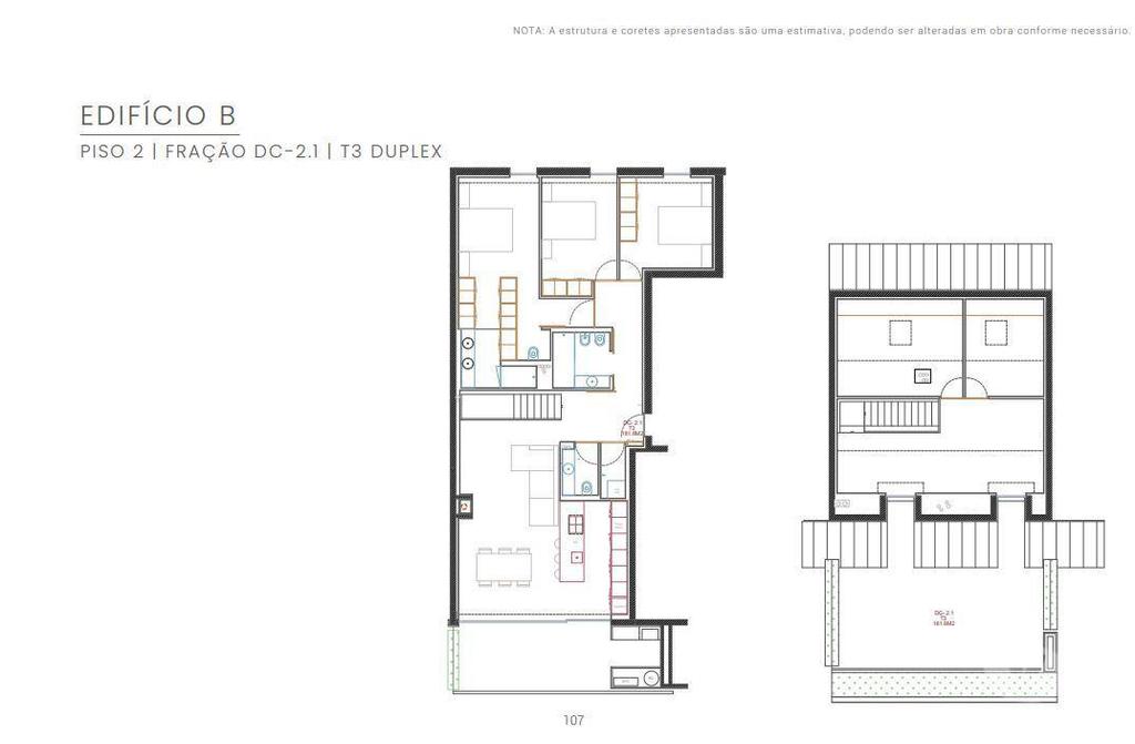 Apartamentos a venda Esposende - Fotos para T3 Dúplex no empreendimento Rialto praia da Ramalha, Esposende