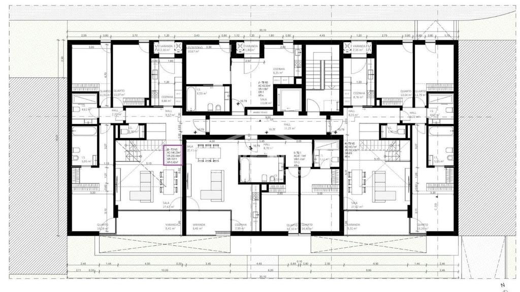 Apartamentos a venda Vagos - Fotos para Apartamento T3 duplex com terraço novo na Praia da Vagueira